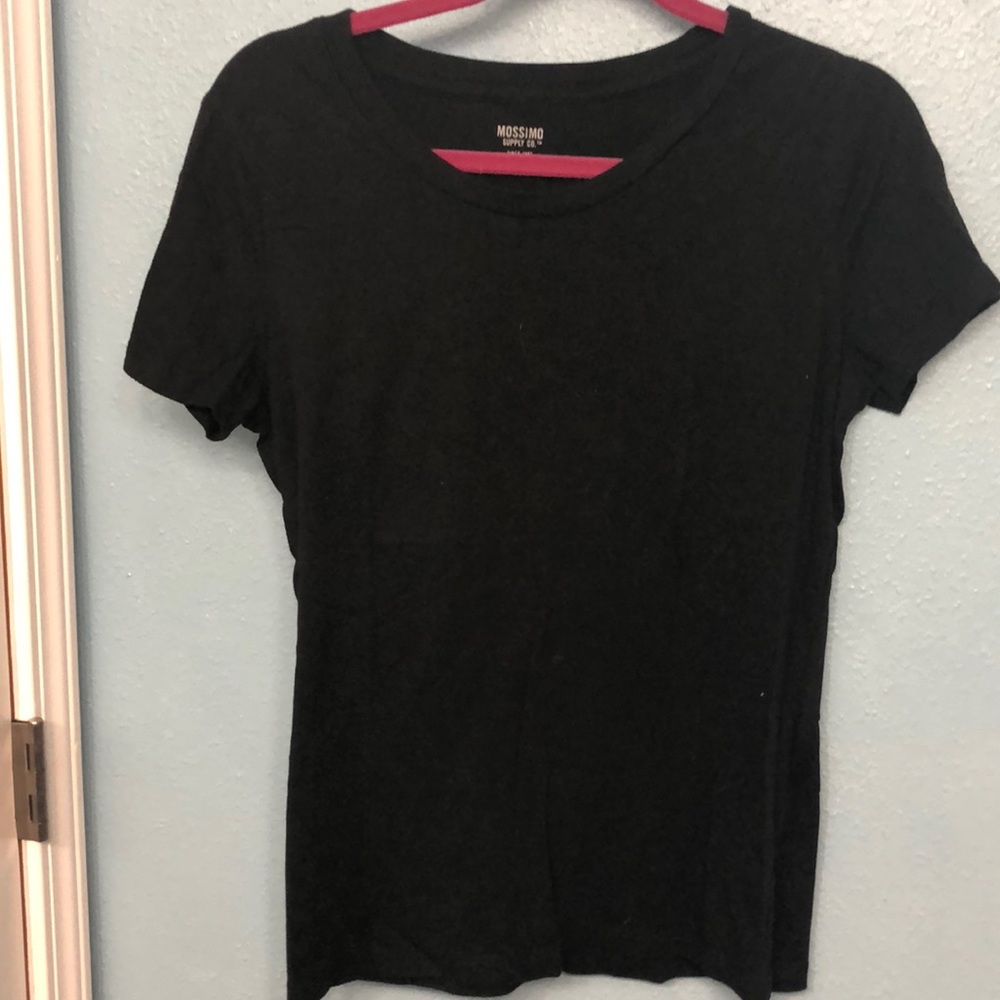 Mossimo black crew neck tee size L